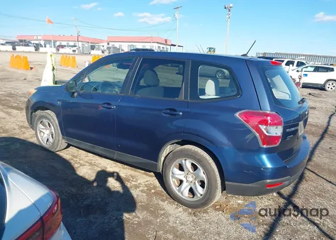 2014 Subaru Forester 2.5I z USA, uszkodzony, nr VIN JF2SJAAC1EH471380